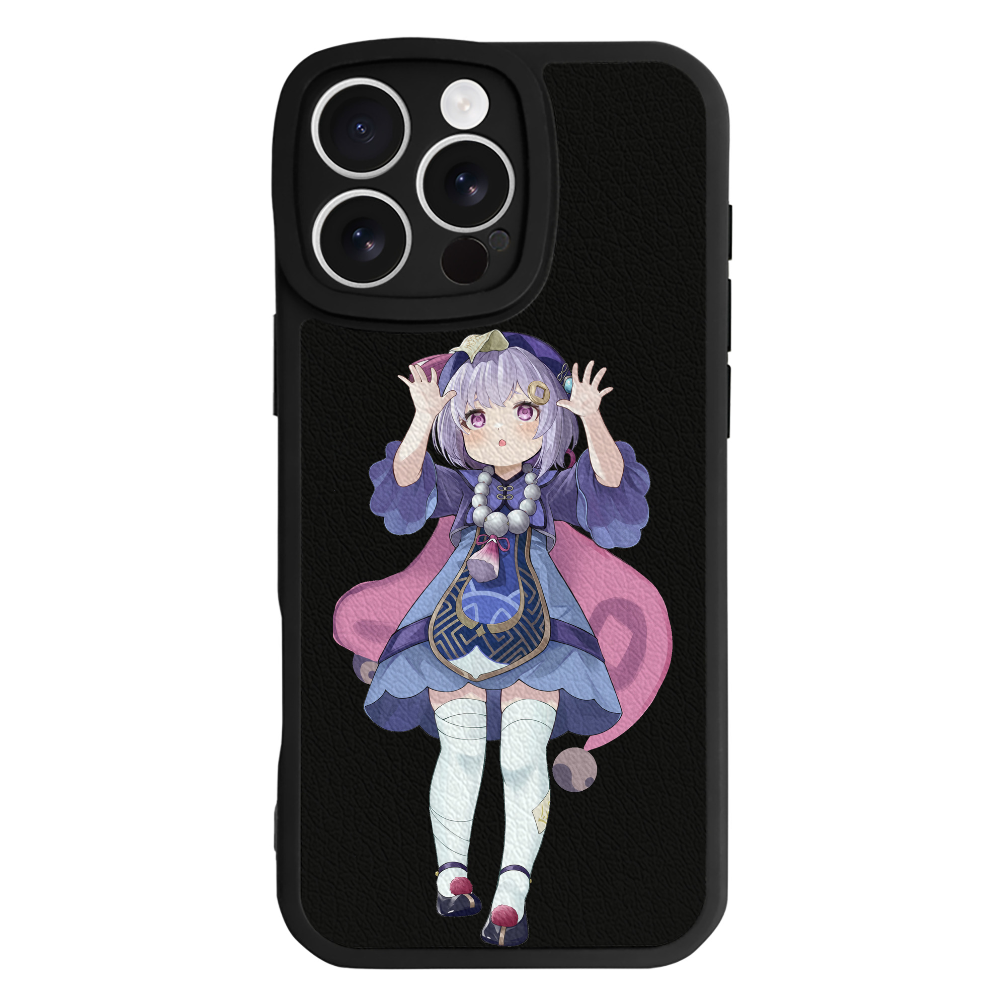 げんし神 七七 なな  genshin Nana 【iPhone 16シリーズ対応】シリコンスマホケース（レザー調） 材質：シリコン